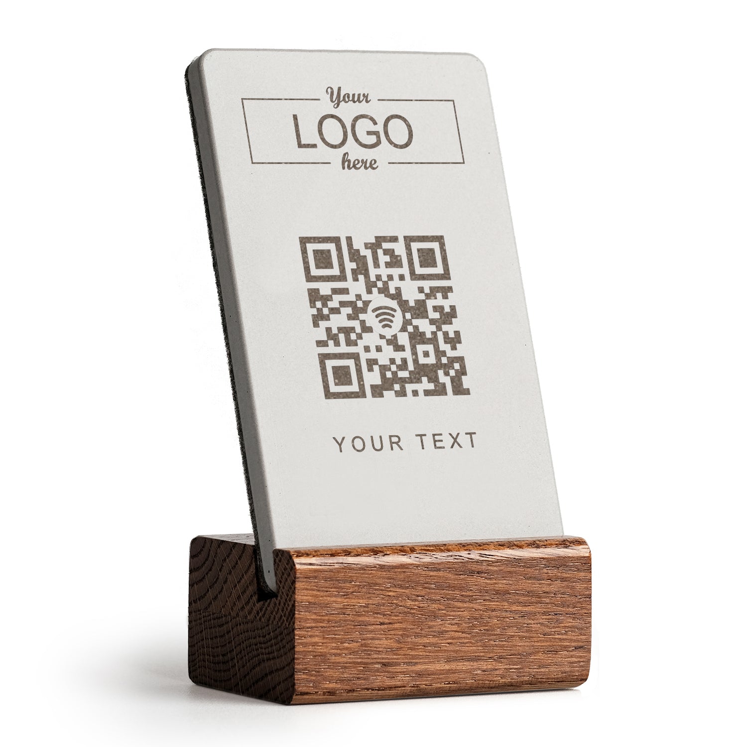 Gestalten Sie Ihren eigenen NFC Aufsteller (brique). Wählen Sie aus unseren Designs Ihren Favoriten.