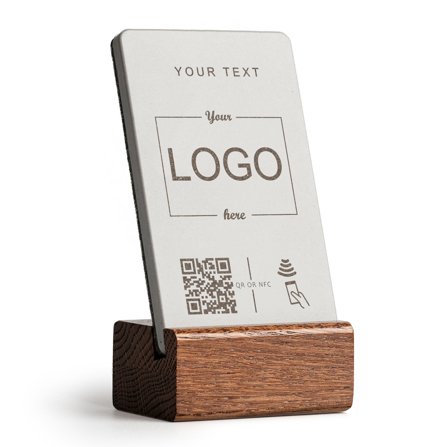 Gestalten Sie Ihren eigenen NFC Aufsteller (brique). Wählen Sie aus unseren Designs Ihren Favoriten.