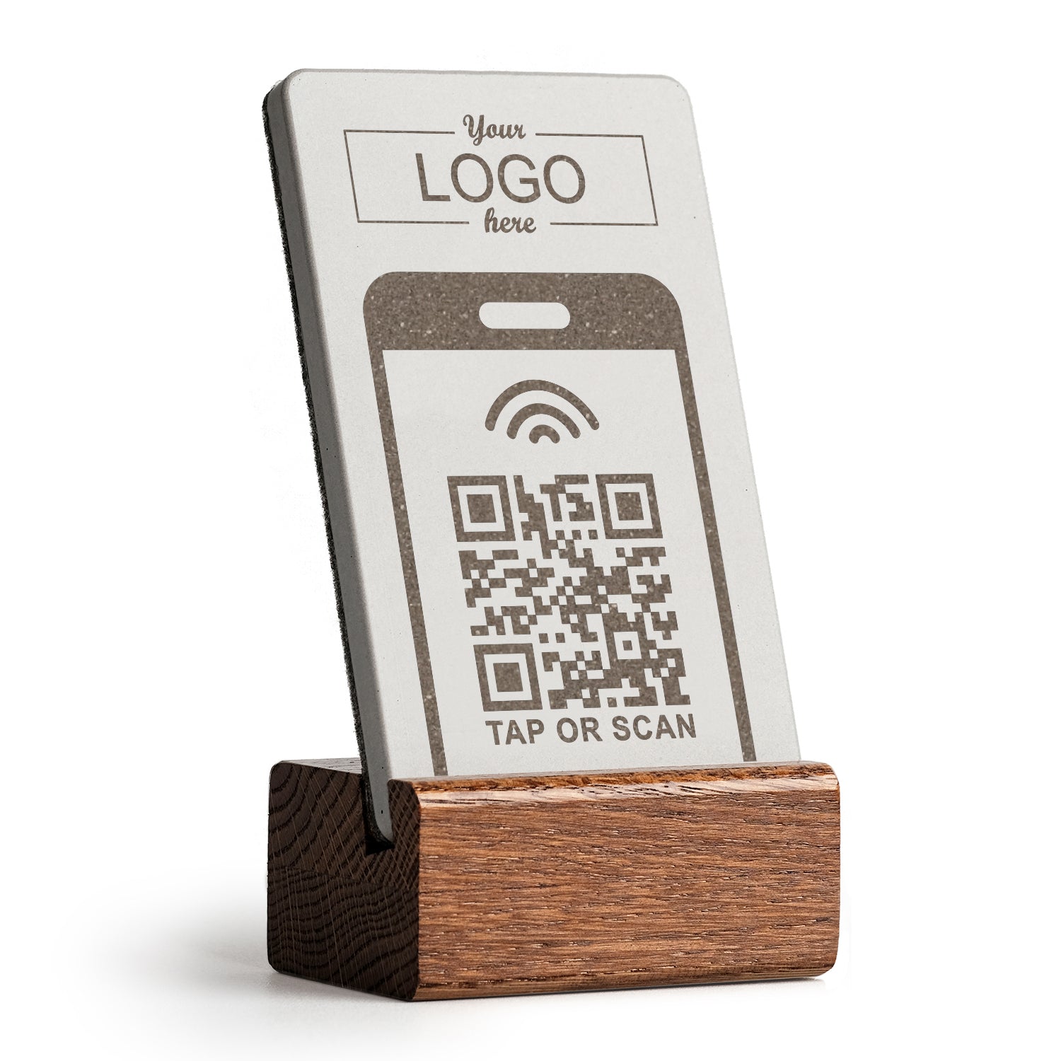 Gestalten Sie Ihren eigenen NFC Aufsteller (brique). Wählen Sie aus unseren Designs Ihren Favoriten.