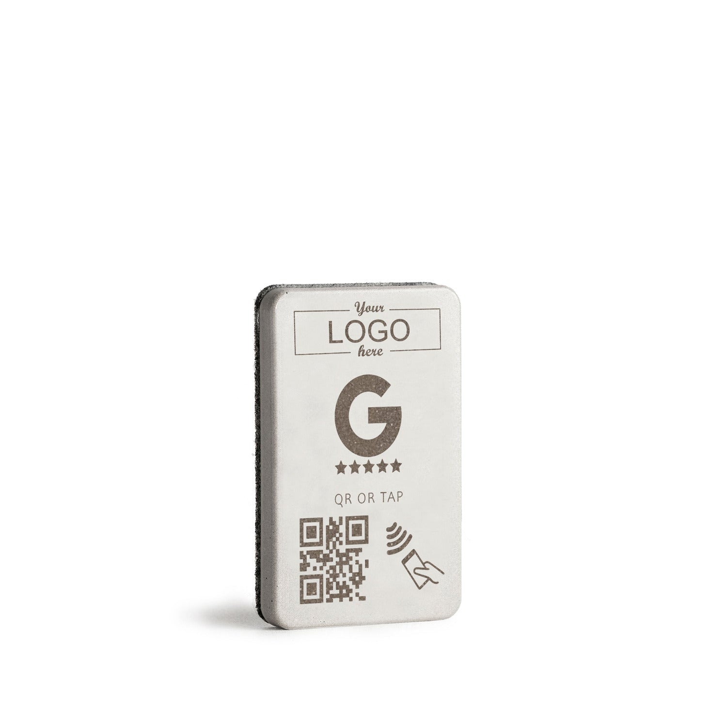 Kleiner Google NFC Bewertung Aufsteller von brique - personalisierbar
